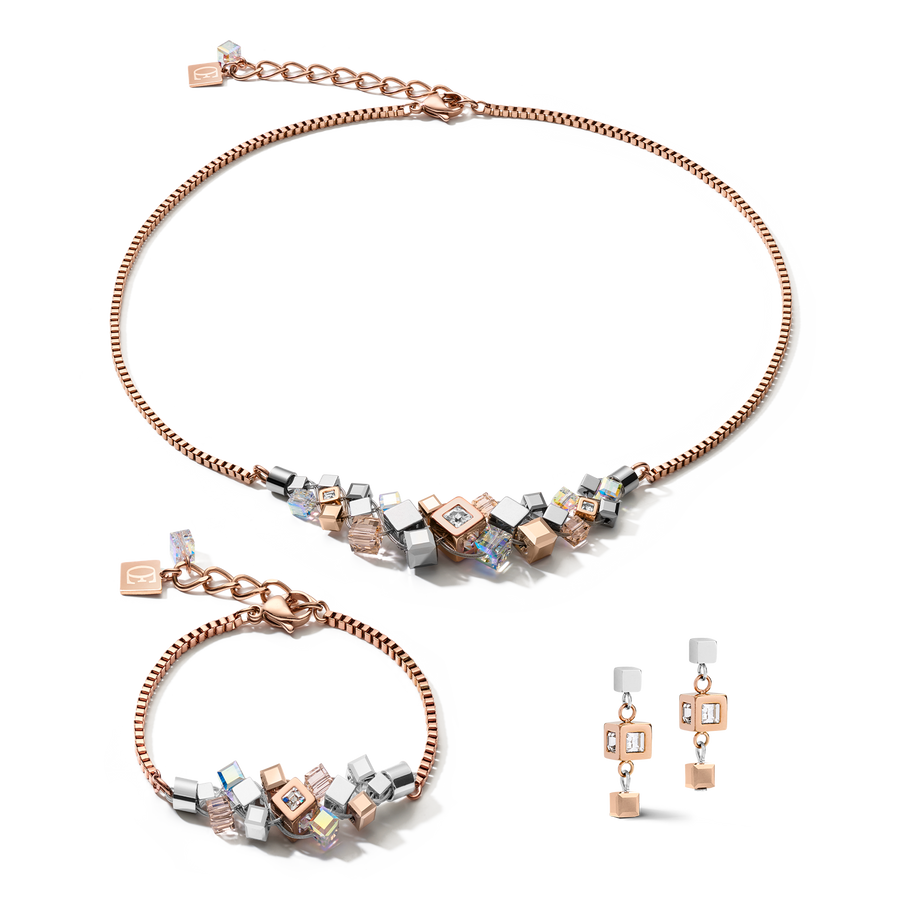 Bracelet GeoCUBE® cluster or rose
