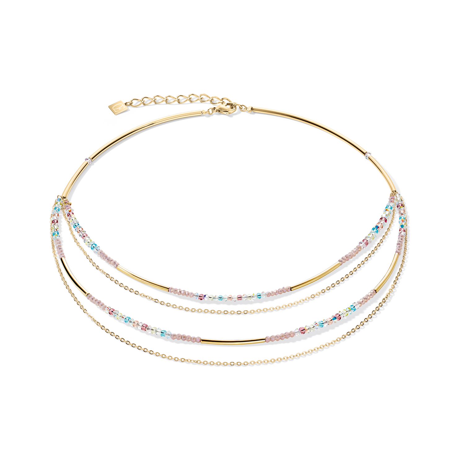 Collier Waterfall Delicate or multicolor pastell romantic