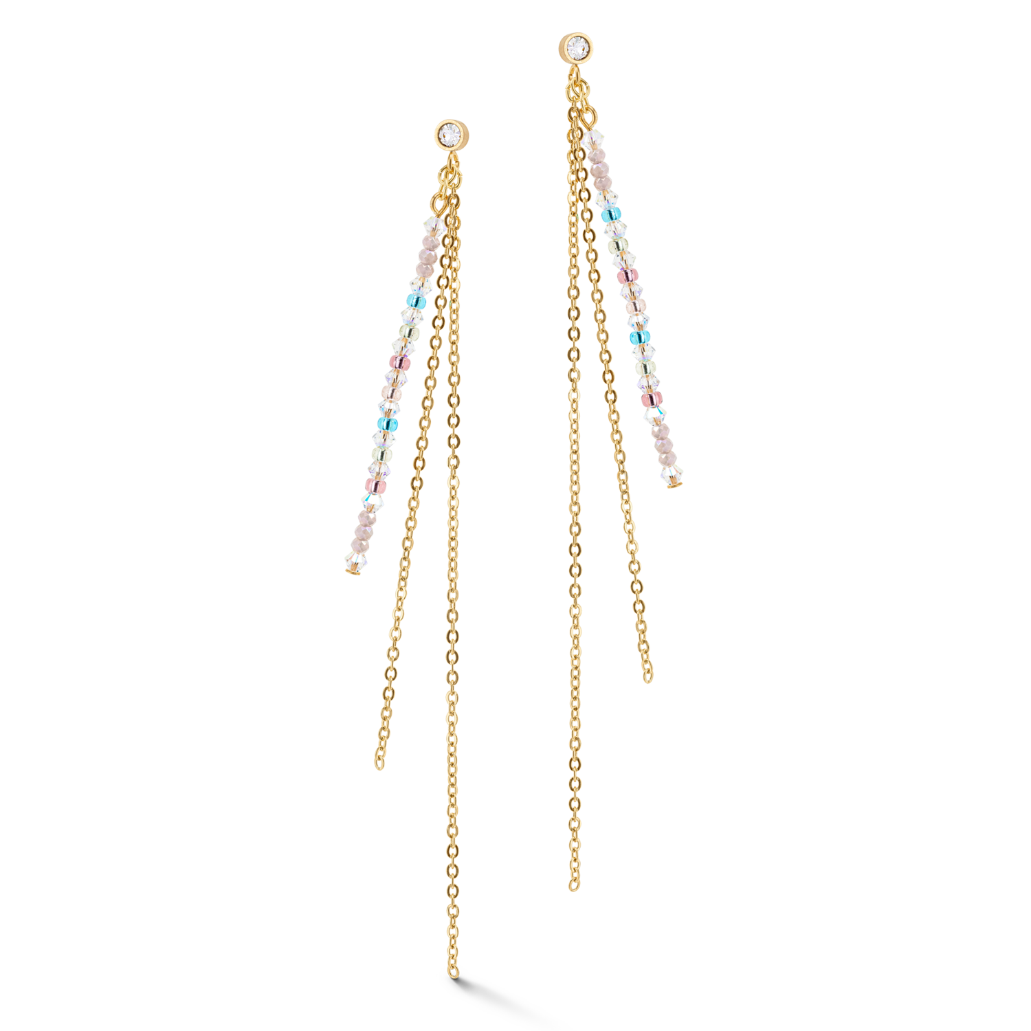 Boucles d'oreille Waterfall Delicate or multicolor pastell romantic