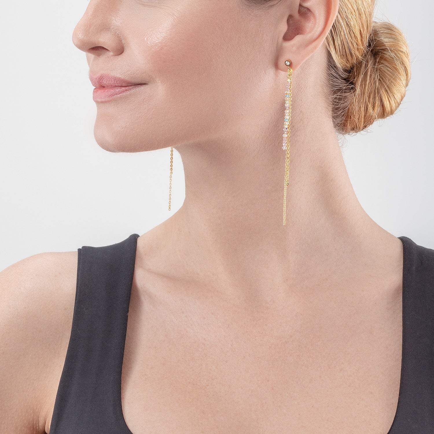 Boucles d'oreille Waterfall Delicate or multicolor pastell romantic
