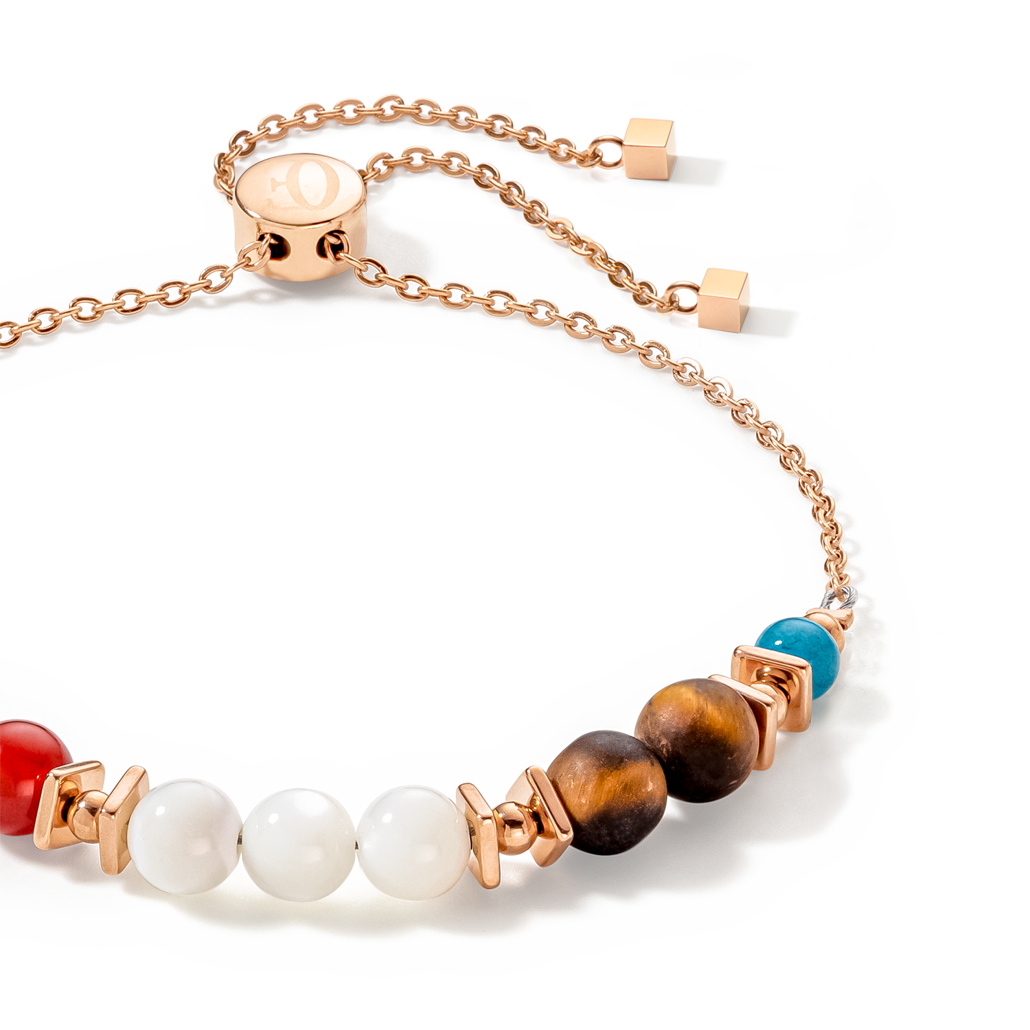 Bracelet Harmony Precious & Slider Closure multicolor Boho