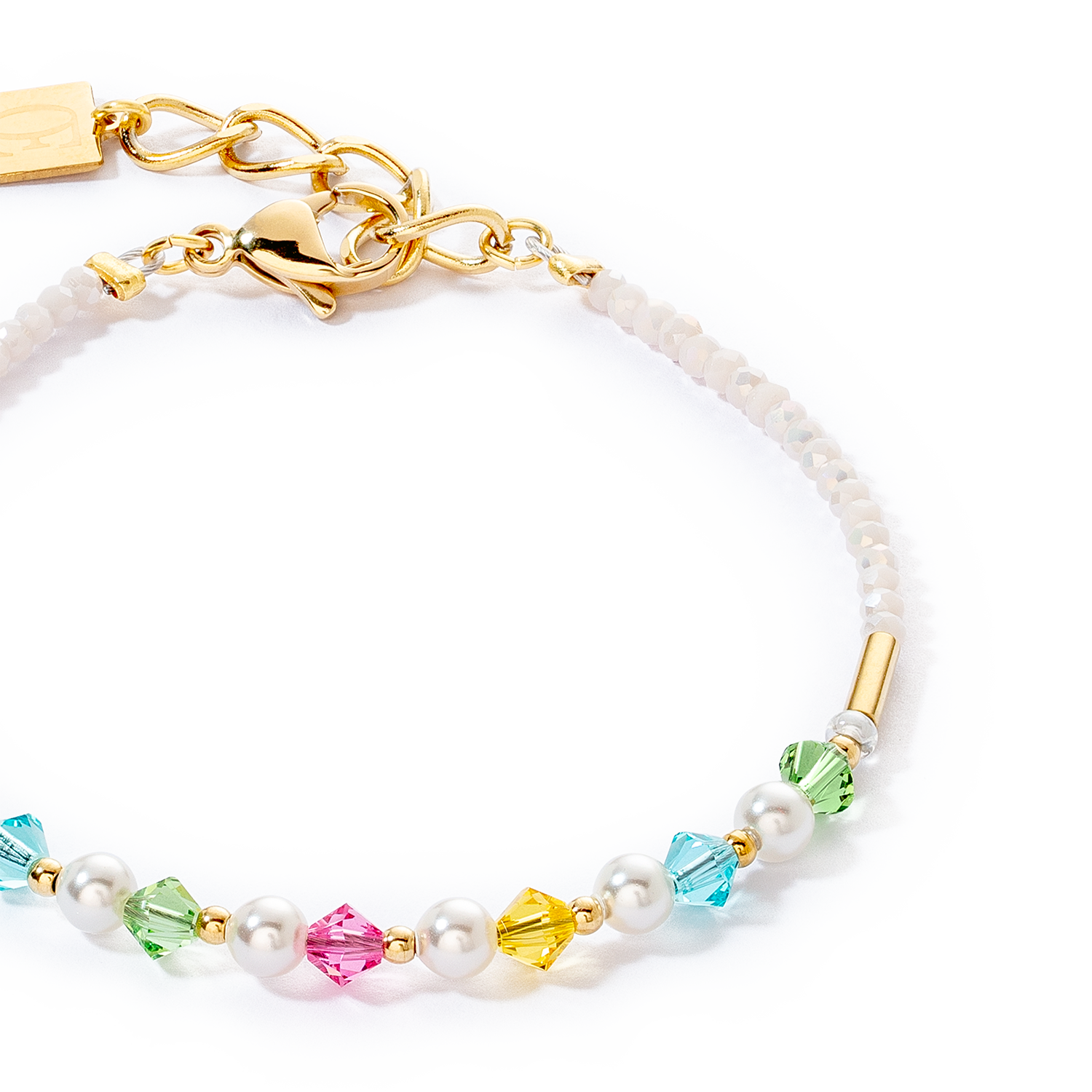 Bracelet Princess Pearls or multicolore