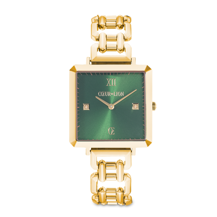 Montre Iconic Cube Glamorous Green Statement or
