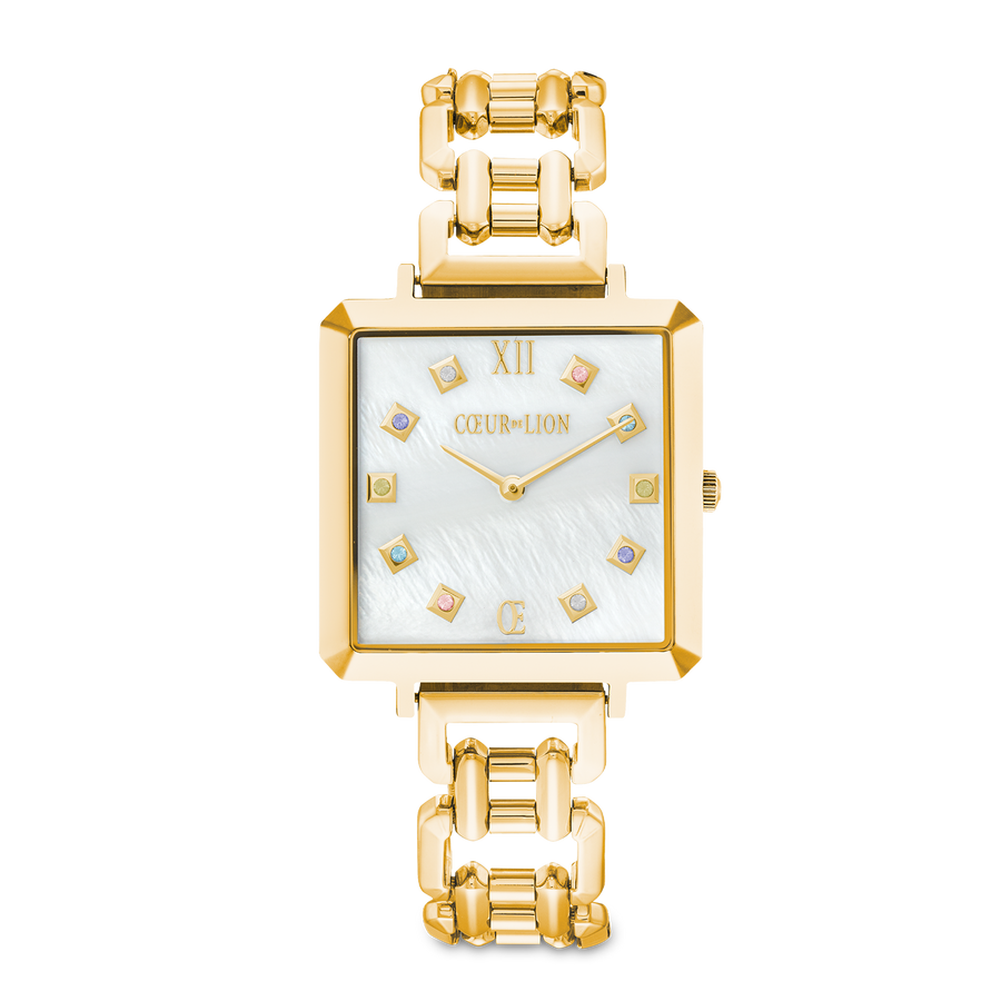 Montre Iconic Cube Golden Moments Statement Or
